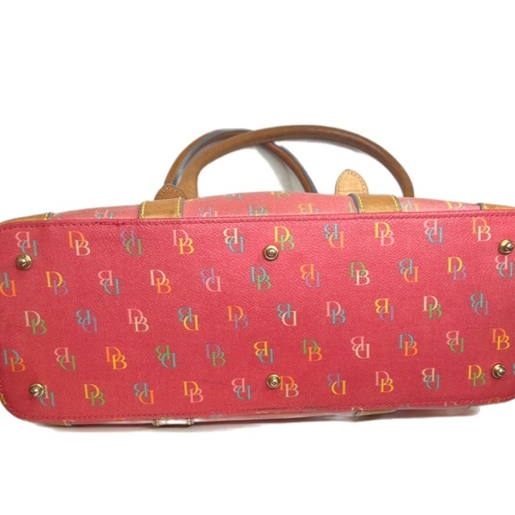 Dooney and Bourke Vintage Red/Pink Y2K with 🌈Rainbow Zipper 🌈 - Picture 3 of 4